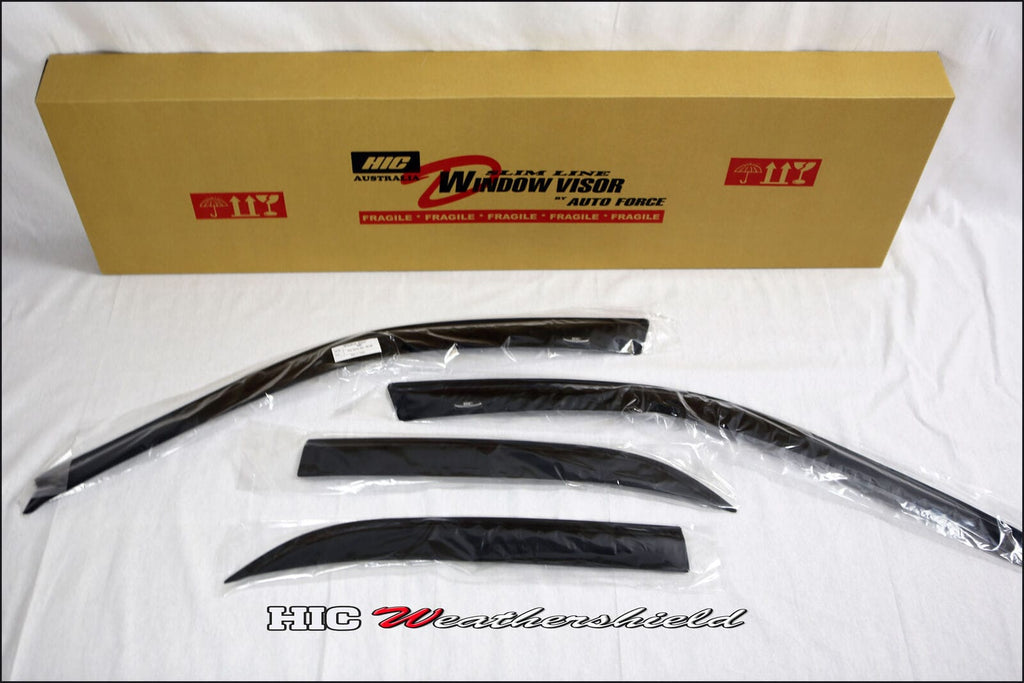 Installed View - Honda Civic EG EH Sedan (1992-1995): Premium Window Visors