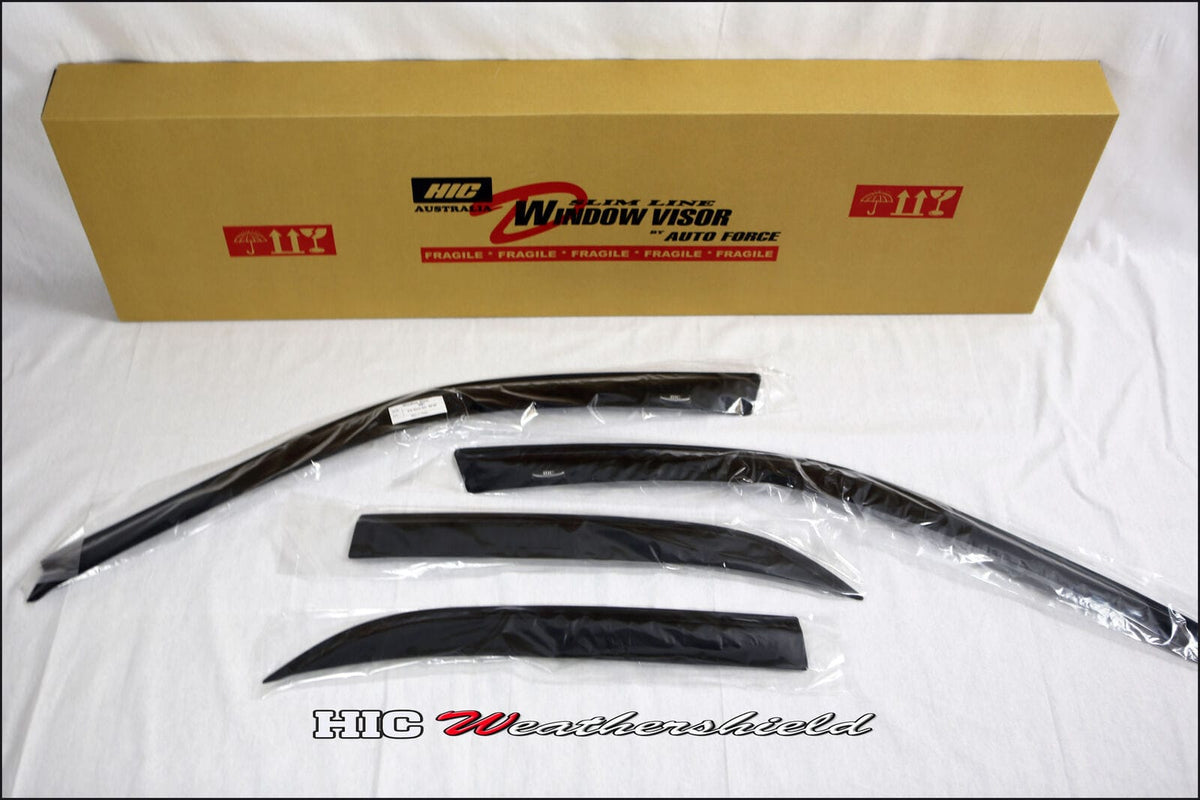 Installed View - Honda Civic EG EH Sedan (1992-1995): Premium Window Visors