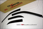 Installed View - Honda Civic EG EH Sedan (1992-1995): Premium Window Visors