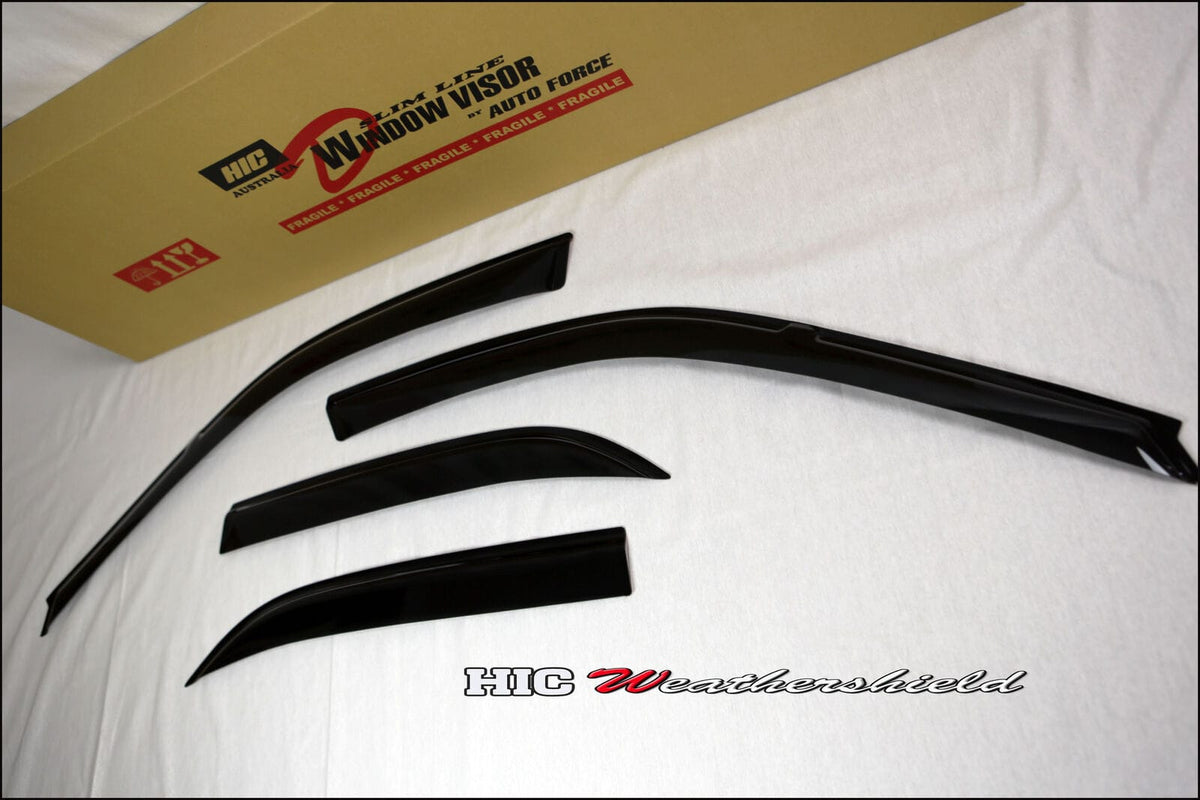 Installed View - Honda Civic EG EH Sedan (1992-1995): Premium Window Visors