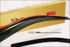 Installed View - Honda Civic EG Hatch (1992-1995): Premium Window Visors
