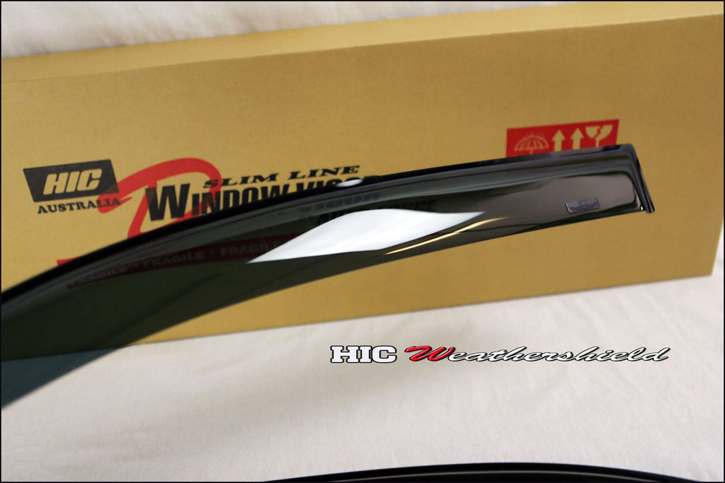 Installed View - Honda Civic EG Hatch (1992-1995): Premium Window Visors