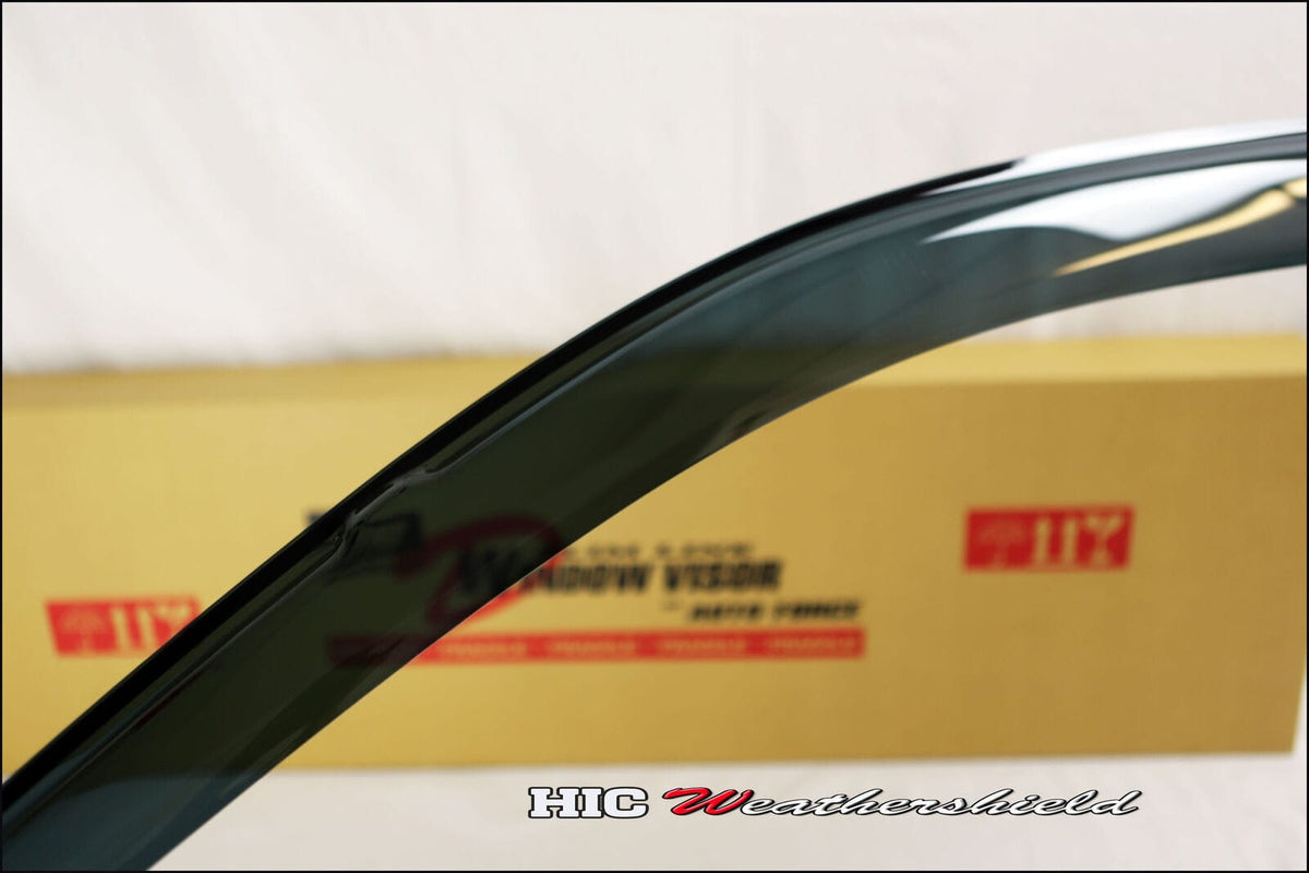 Installed View - Honda Civic EG Hatch (1992-1995): Premium Window Visors