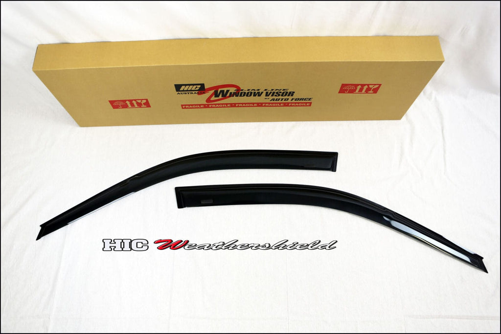 Installed View - Honda Civic EG Hatch (1992-1995): Premium Window Visors