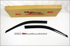 Installed View - Honda Civic EG Hatch (1992-1995): Premium Window Visors