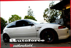 Installed View - Honda Civic EG Hatch (1992-1995): Premium Window Visors