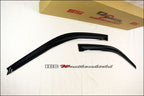 Installed View - Honda Civic EK Hatch (1997-2000): Premium Window Visors