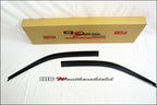 Installed View - Honda Civic EK Hatch (1997-2000): Premium Window Visors