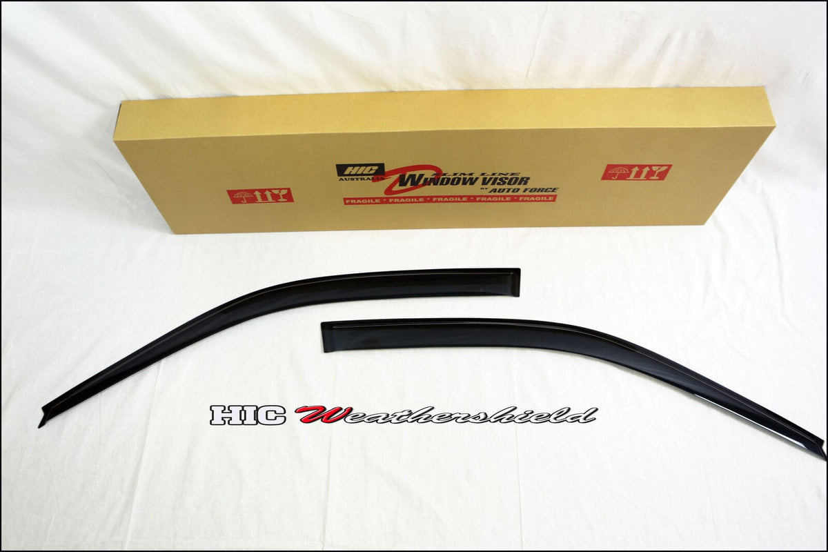 Installed View - Honda Civic EK Hatch (1997-2000): Premium Window Visors