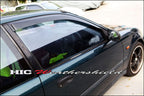 Installed View - Honda Civic EK Hatch (1997-2000): Premium Window Visors