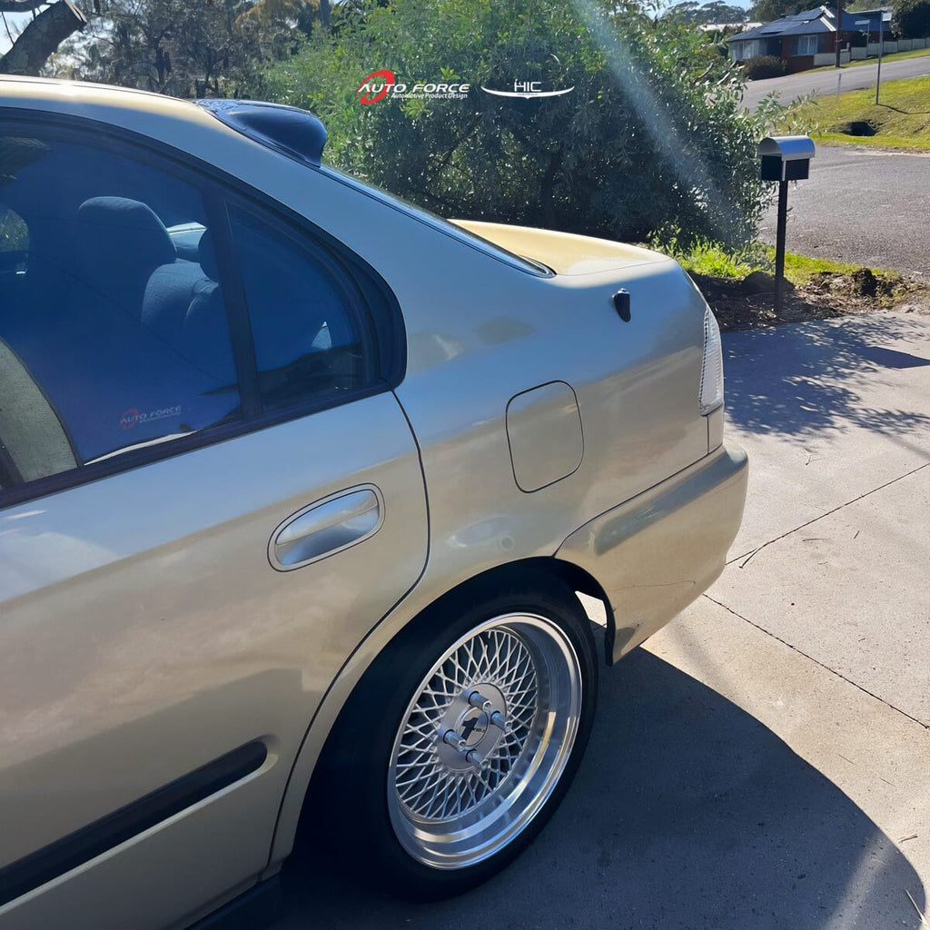 Installed View - Honda Civic EK Sedan (1996-2000): Premium Roof Spoiler