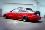 Installed View - Honda Civic EM1 Coupe (1996-2000): Premium Roof Spoiler