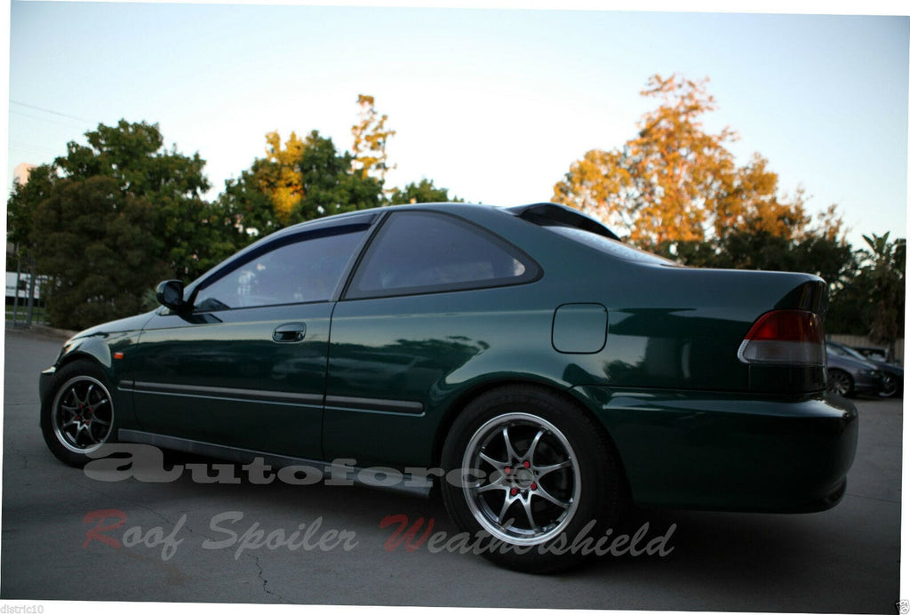 Installed View - Honda Civic EM1 Coupe (1996-2000): Premium Roof Spoiler