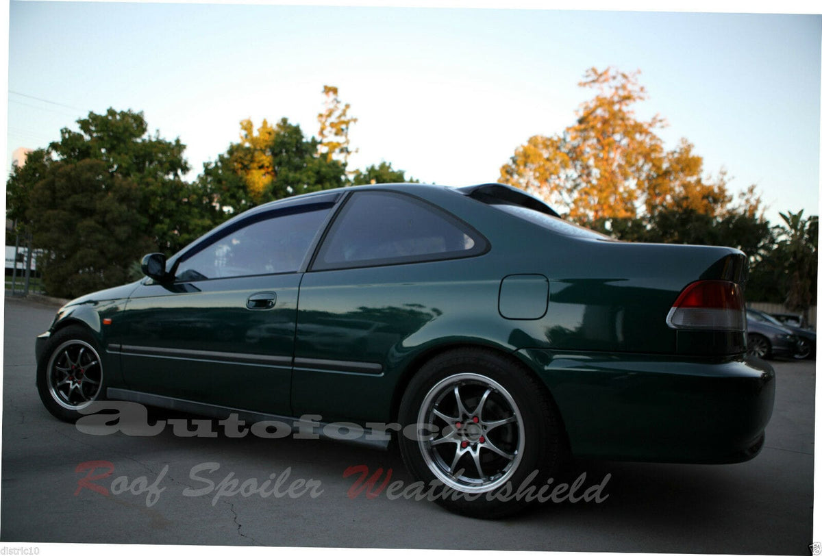 Installed View - Honda Civic EM1 Coupe (1996-2000): Premium Roof Spoiler