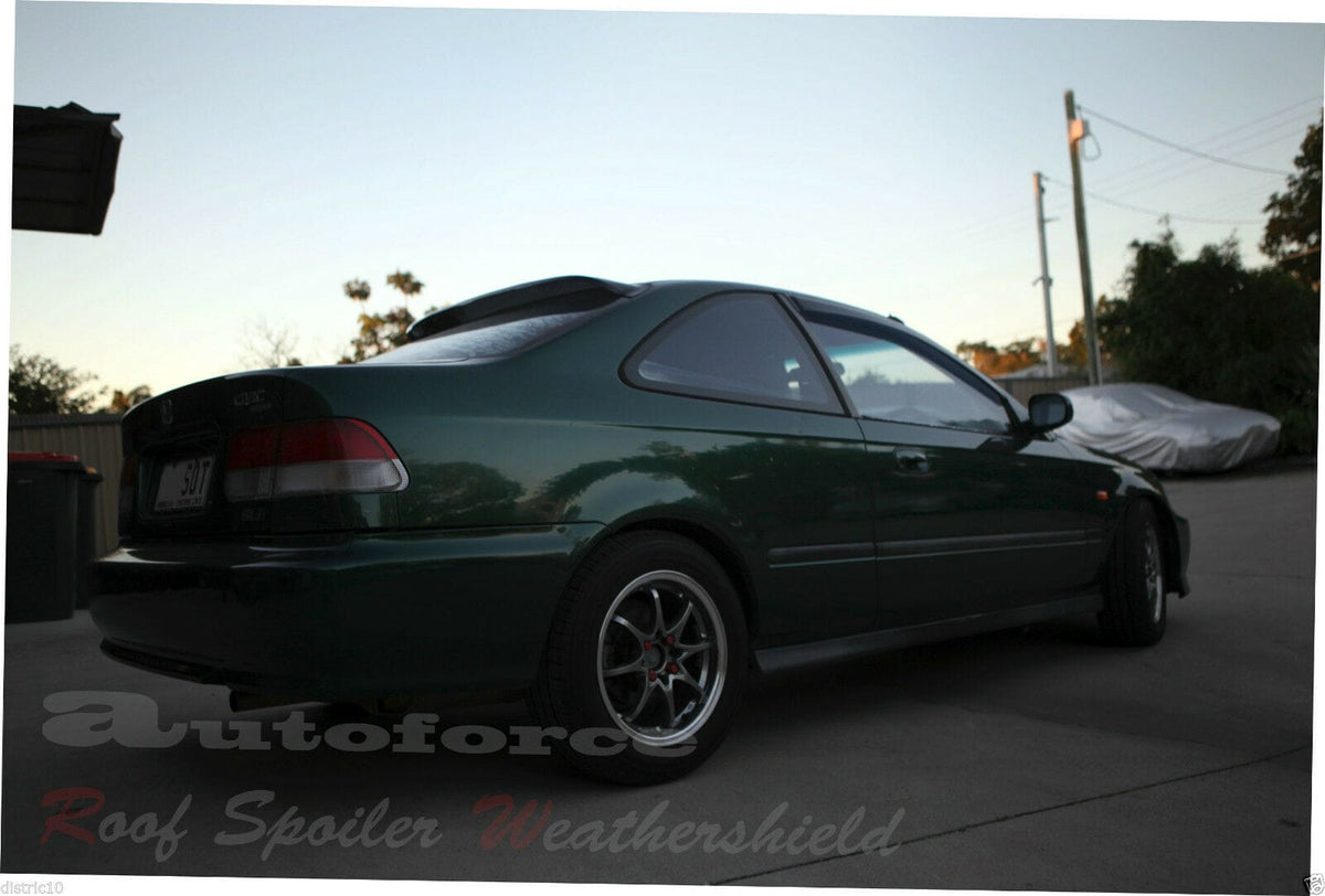 Installed View - Honda Civic EM1 Coupe (1996-2000): Premium Roof Spoiler
