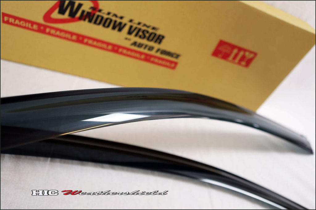 Installed View - Honda Civic EP3 (2002-2005): Premium Window Visors