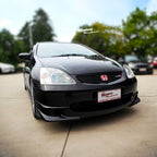 Installed View - Honda Civic EP3 Type-R Hatch (2001-2003): Mugen Style Front Bumper Lip