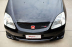 Installed View - Honda Civic EP3 Type-R Hatch (2001-2003): Mugen Style Front Bumper Lip