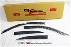 Installed View - Honda Civic ES EM Sedan (2001-2005): Premium Window Visors