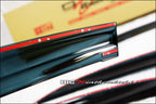Installed View - Honda Civic FB Sedan (2012-2016): Mugen Style Window Visors