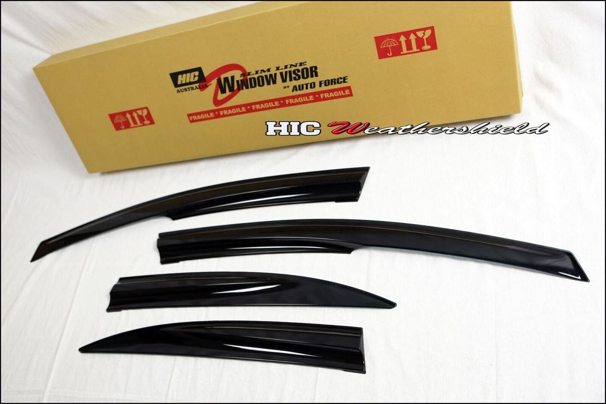 Installed View - Honda Civic FB Sedan (2012-2016): Mugen Style Window Visors