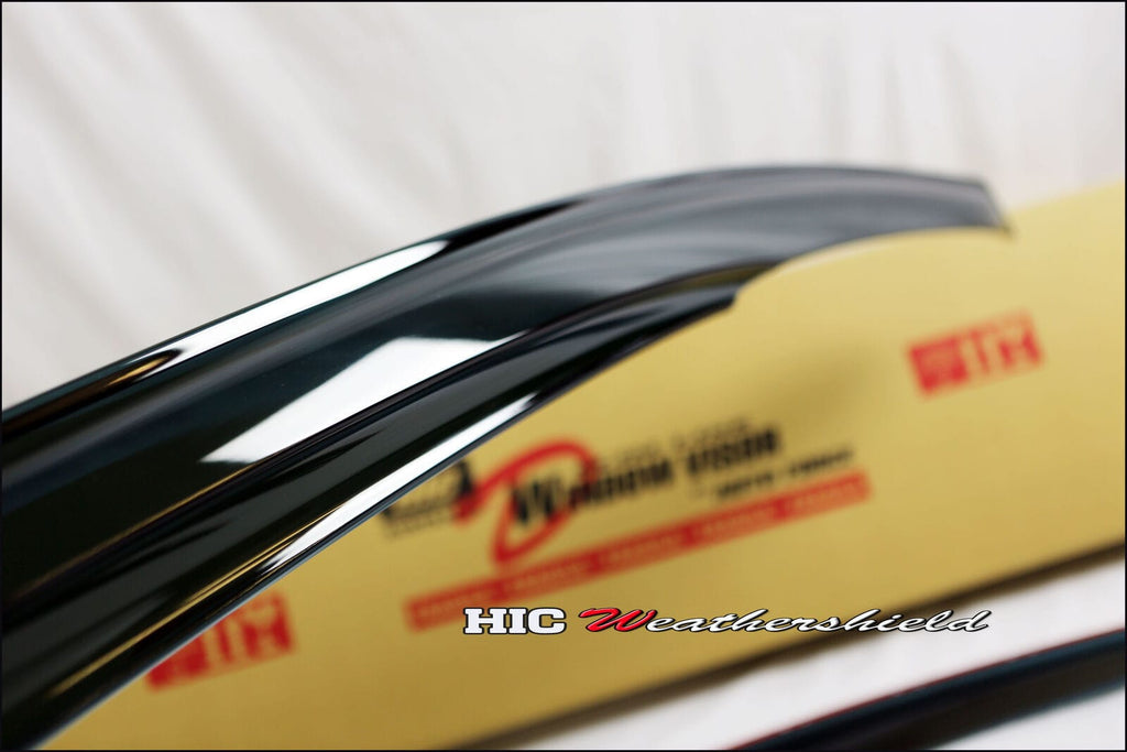 Installed View - Honda Civic FB Sedan (2012-2016): Mugen Style Window Visors