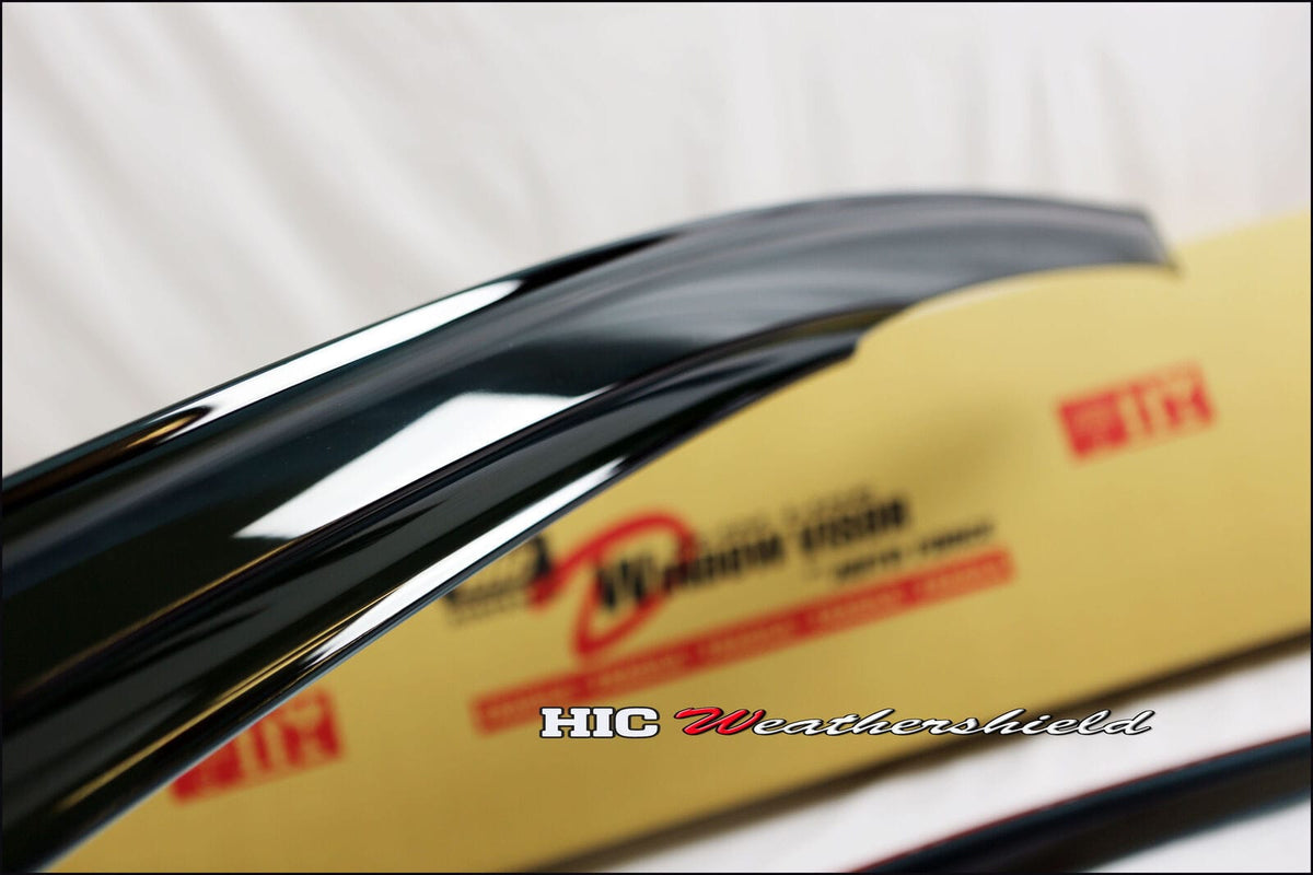 Installed View - Honda Civic FB Sedan (2012-2016): Mugen Style Window Visors