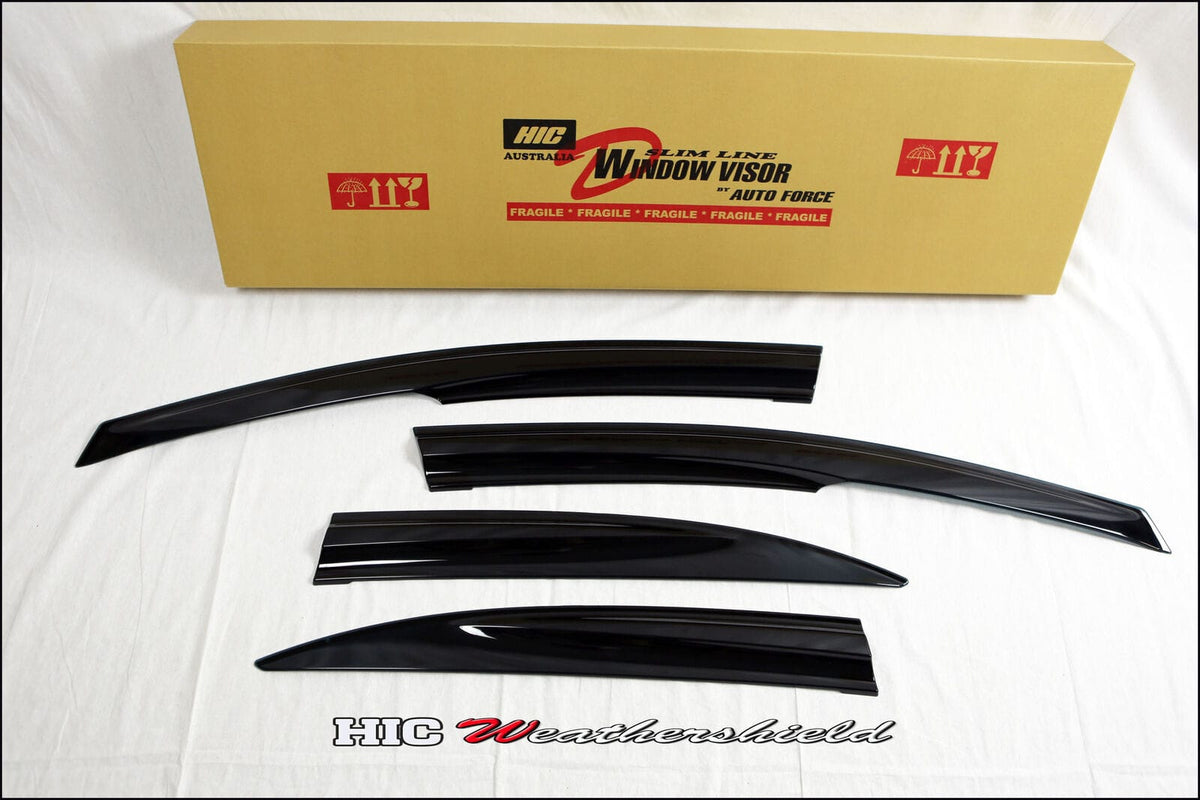 Installed View - Honda Civic FB Sedan (2012-2016): Mugen Style Window Visors