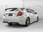 Installed View - Honda Civic FB Sedan (2012-2016): Mugen Style Window Visors