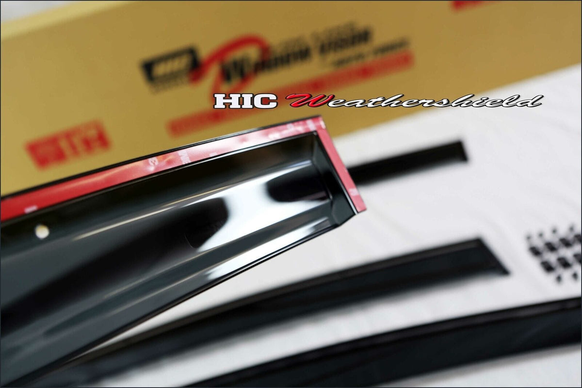 Installed View - Honda Civic FC Sedan (2016-2021): OEM Style Window Visors