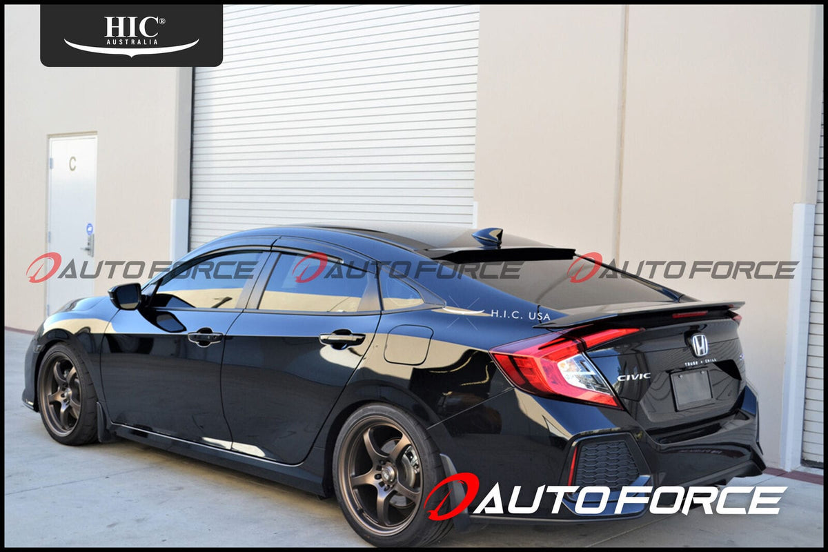 Installed View - Honda Civic FC Sedan (2016-2021): Premium Roof Spoiler