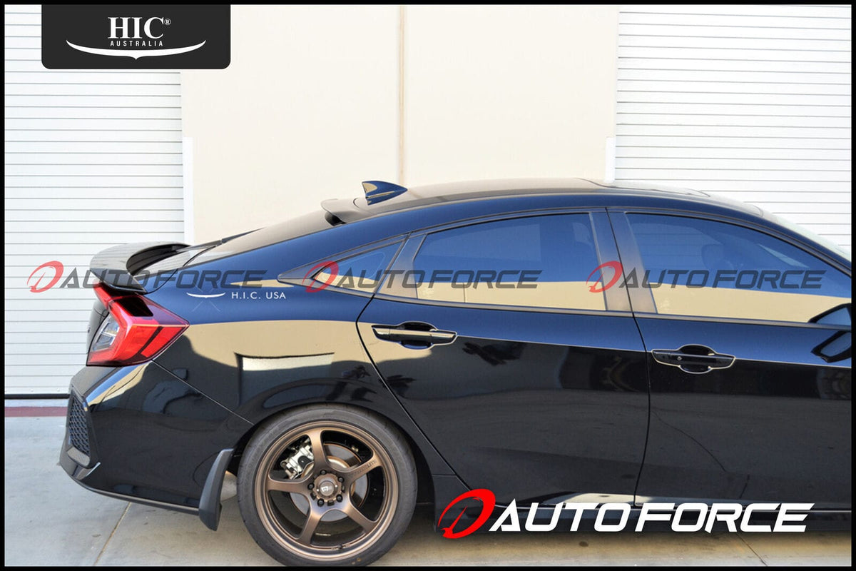 Installed View - Honda Civic FC Sedan (2016-2021): Premium Roof Spoiler