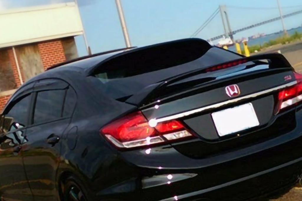 Installed View - Honda Civic FD1 Sedan (2006-2011): Premium Roof Spoiler