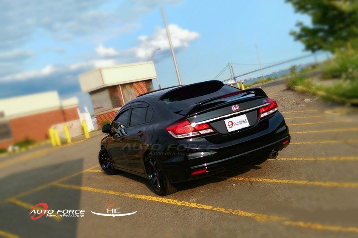 Installed View - Honda Civic FD1 Sedan (2006-2011): Premium Roof Spoiler