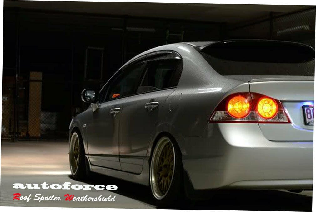 Installed View - Honda Civic FD1 Sedan (2006-2011): Premium Roof Spoiler