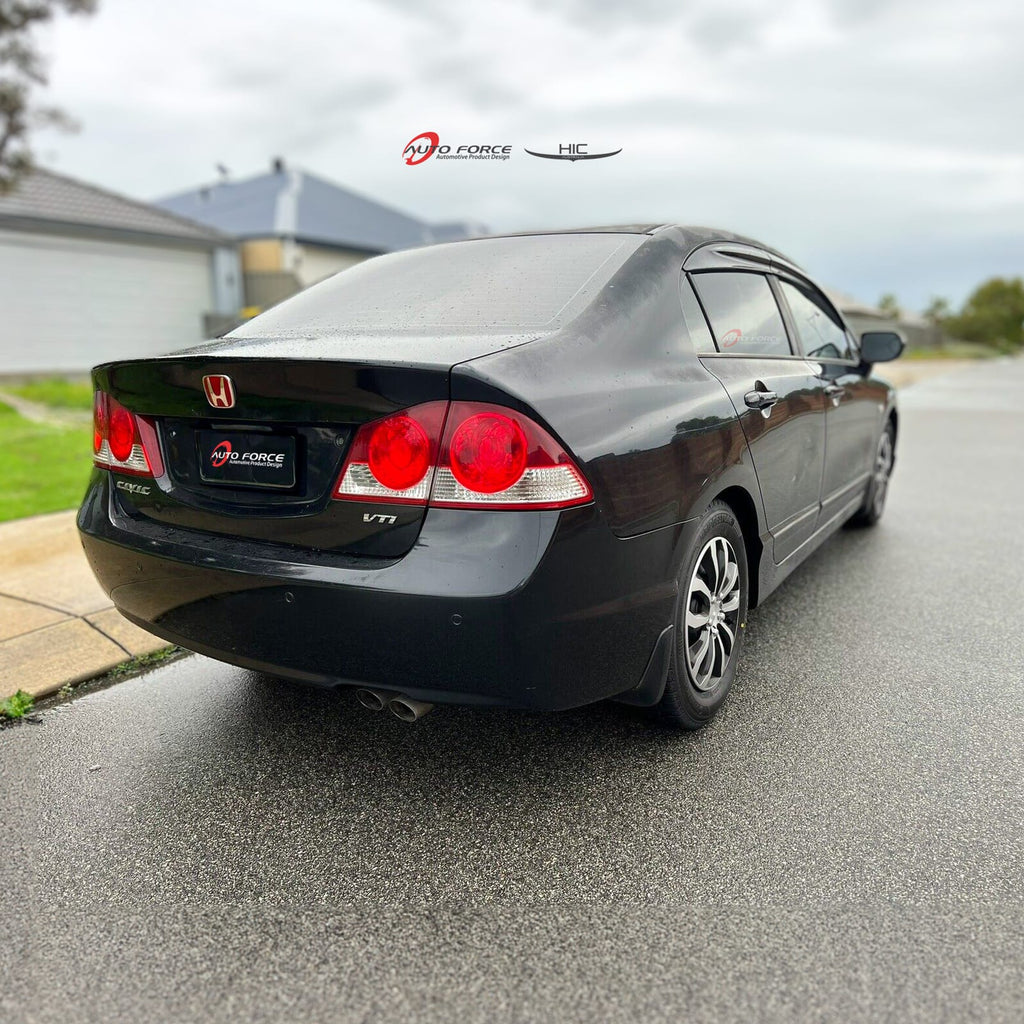 Installed View - Honda Civic FD1 Sedan (2006-2012): Mugen Style Window Visors