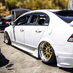 Installed View - Honda Civic FD1 Sedan (2006-2012): Mugen Style Window Visors