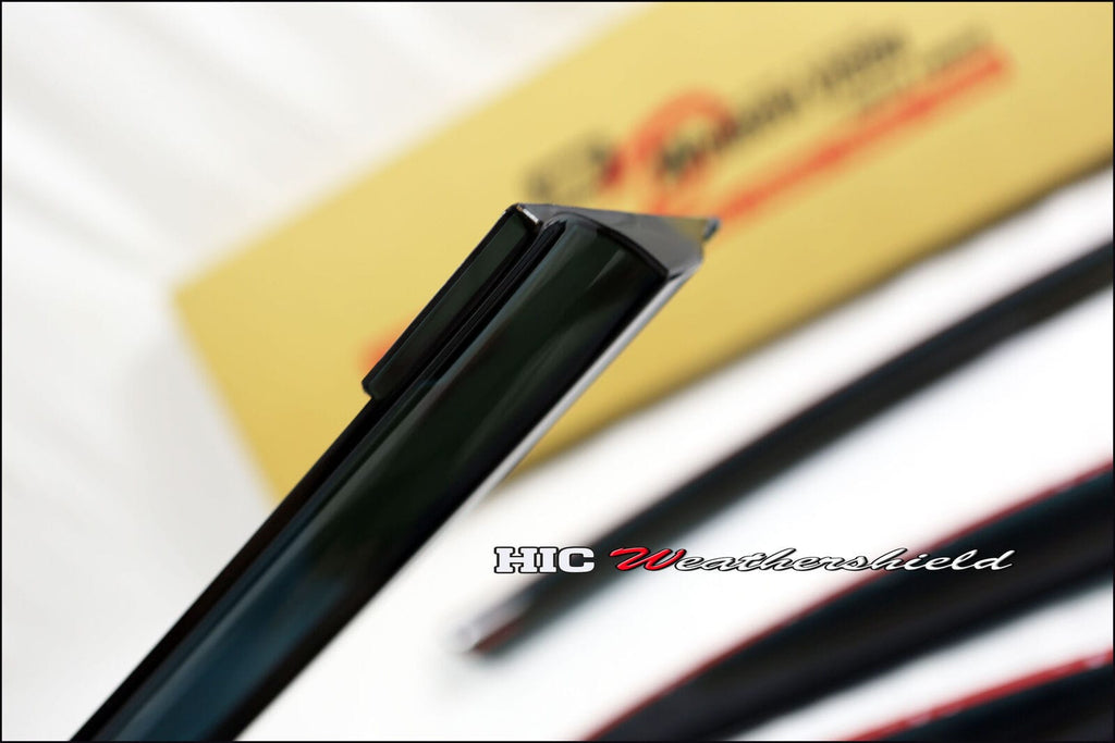 Installed View - Honda Civic FD1 Sedan (2006-2012): Mugen Style Window Visors