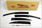 Installed View - Honda Civic FD1 Sedan (2006-2012): Mugen Style Window Visors