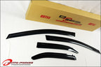 Installed View - Honda Civic FK FN Hatch (2012-2016): Premium Window Visors