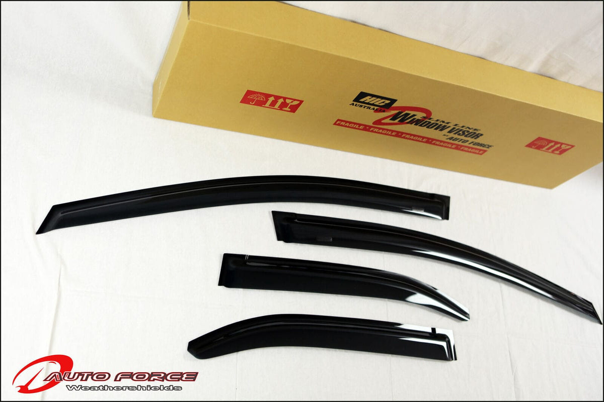 Installed View - Honda Civic FK FN Hatch (2012-2016): Premium Window Visors