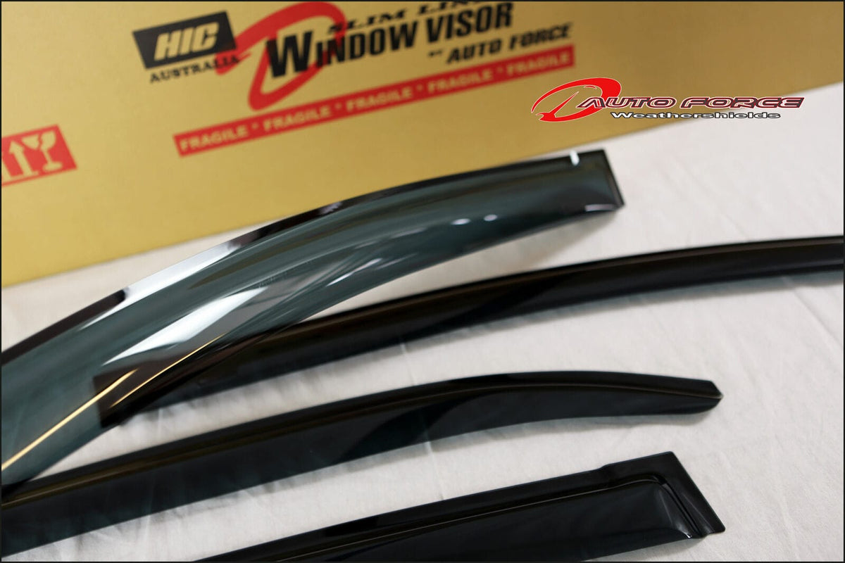 Installed View - Honda Civic FK FN Hatch (2012-2016): Premium Window Visors