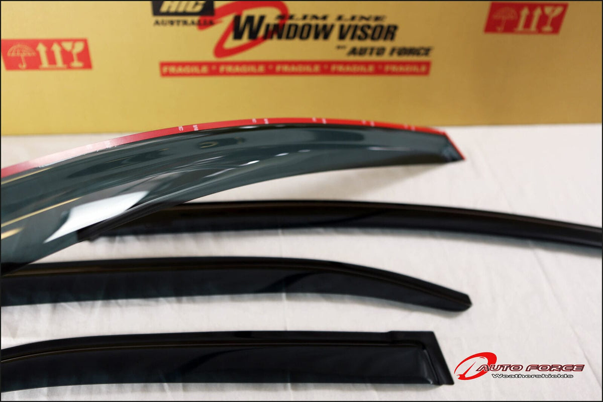 Installed View - Honda Civic FK FN Hatch (2012-2016): Premium Window Visors