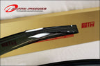 Installed View - Honda Civic FK FN Hatch (2012-2016): Premium Window Visors