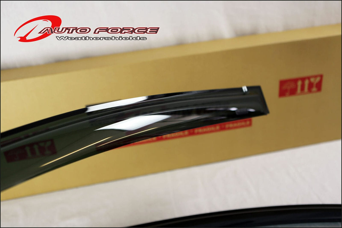 Installed View - Honda Civic FK FN Hatch (2012-2016): Premium Window Visors