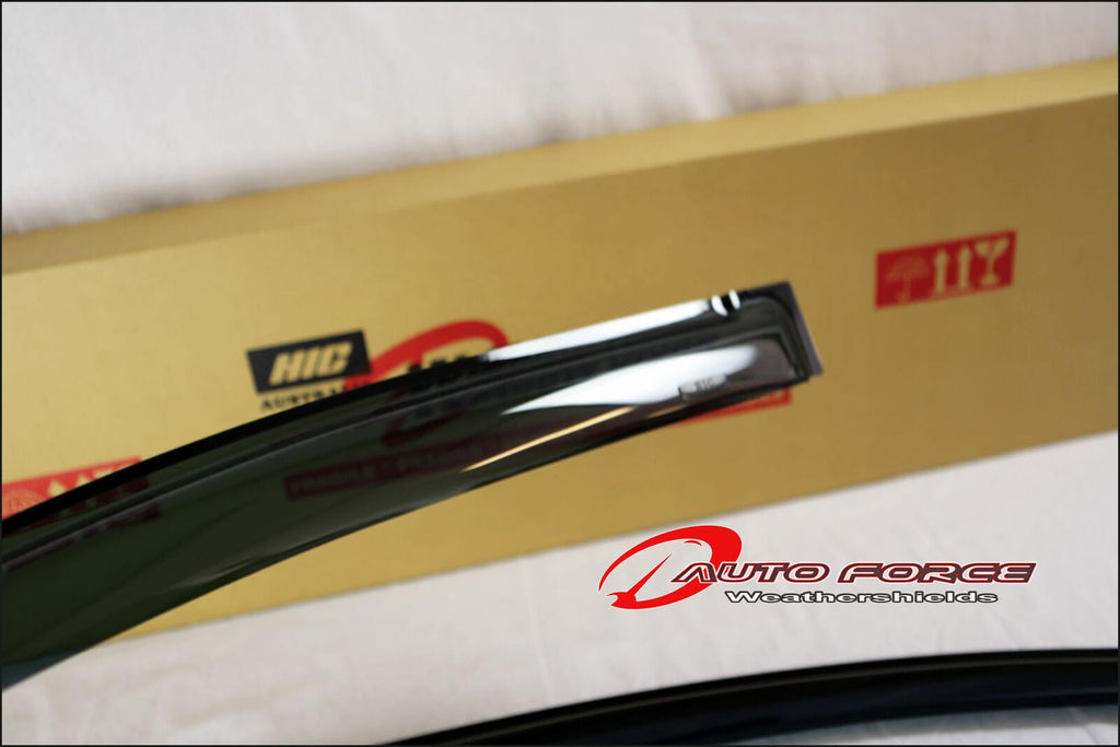 Installed View - Honda Civic FK FN Hatch (2012-2016): Premium Window Visors