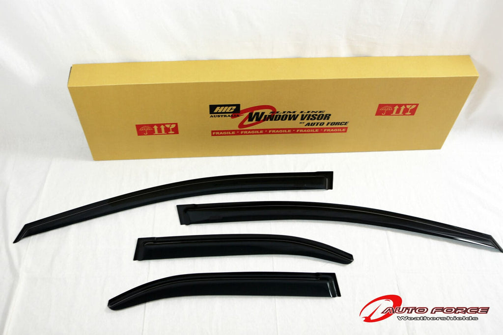 Installed View - Honda Civic FK FN Hatch (2012-2016): Premium Window Visors