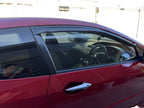 Installed View - Honda Civic FN2 Euro Hatch (2007-2011): Premium Window Visors
