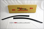 Installed View - Honda Civic FN2 Euro Hatch (2007-2011): Premium Window Visors