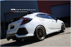Installed View - Honda Civic Hatch FK FC (2016-2021): OEM Style Window Visors